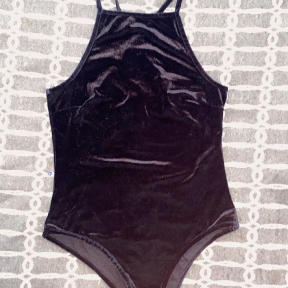 Black Velvet One Piece